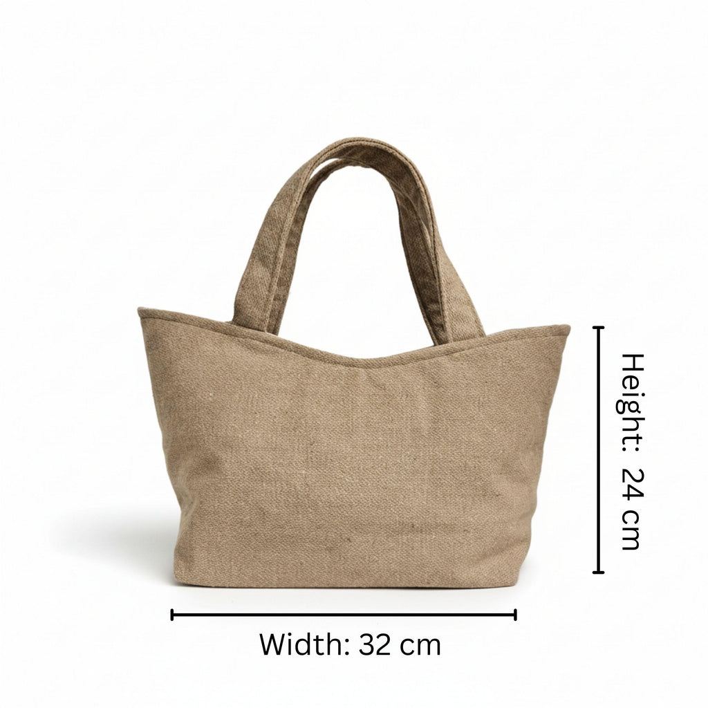 Old Money Tote – Beige & Wolle