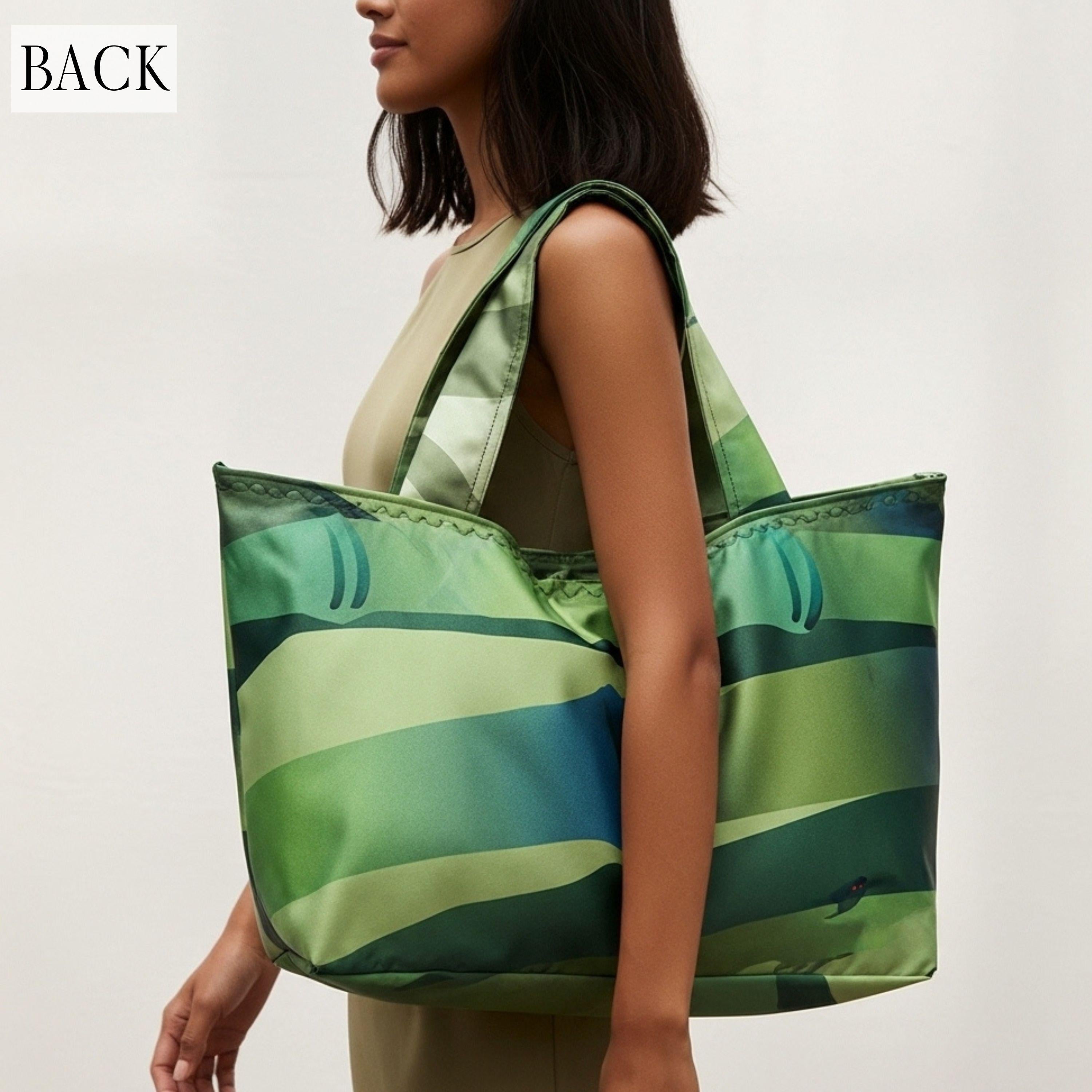 25 % Sale - Heritage Tote – Grün & Botanisch