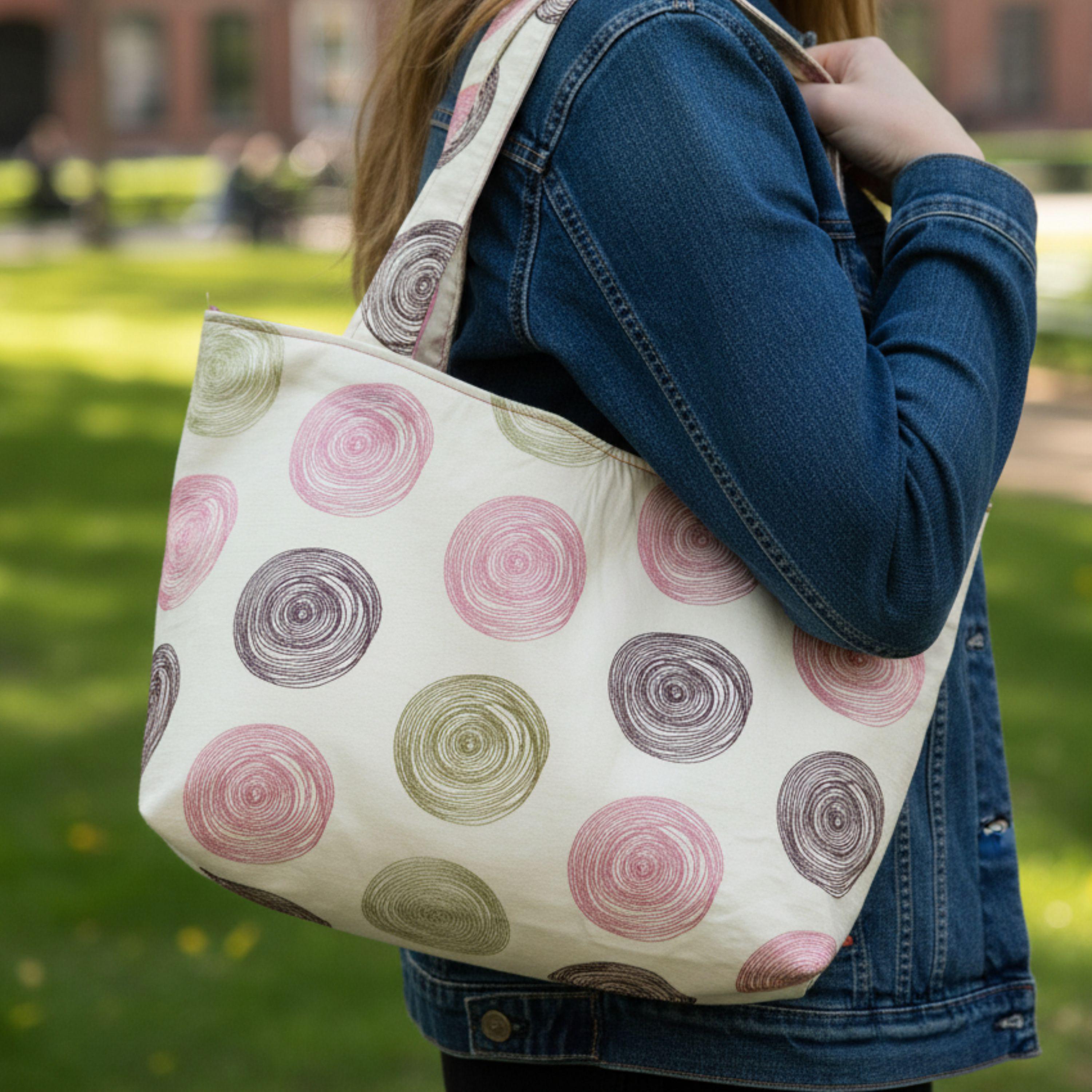Heritage Tote – Viskose & Beere