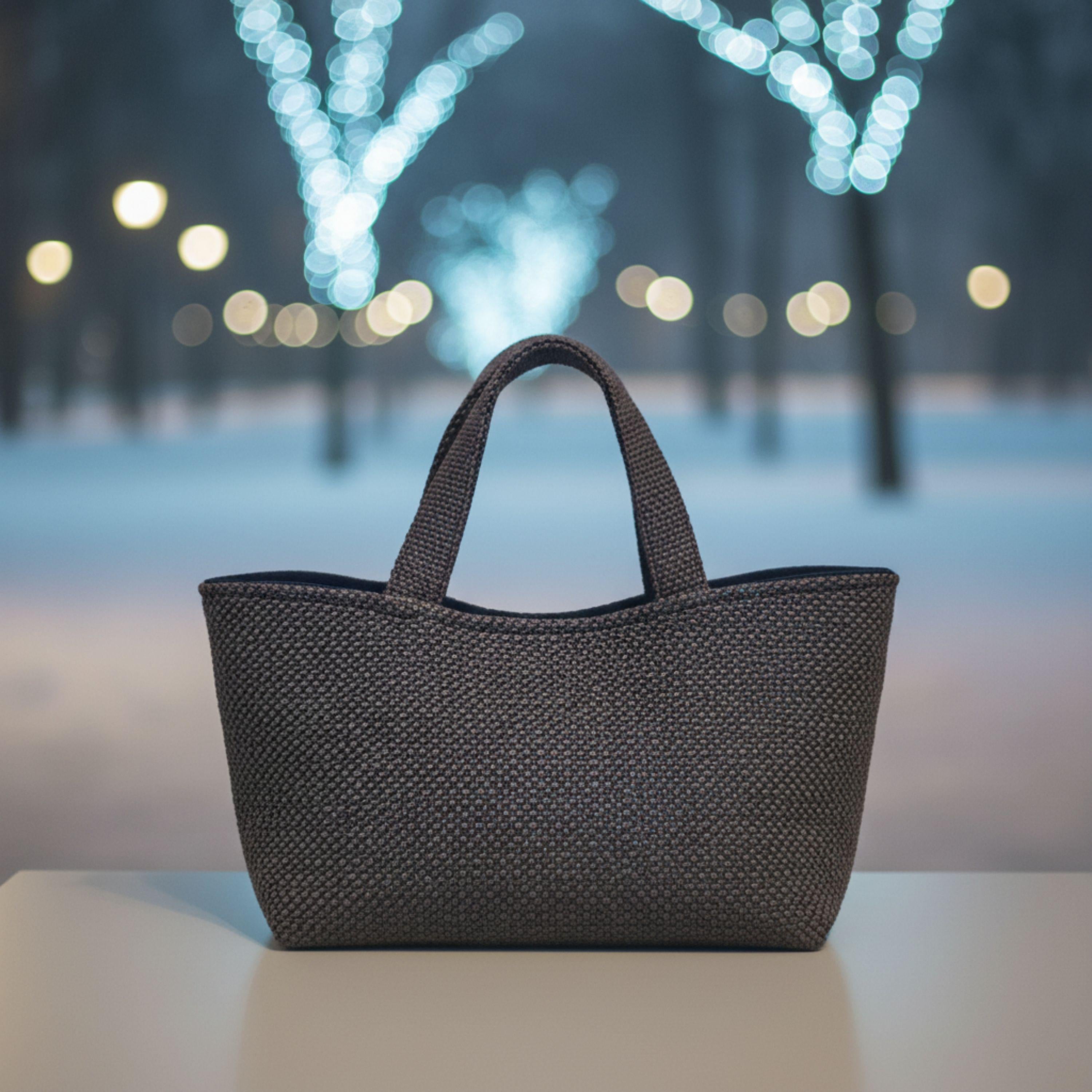 Old Money Tote – Taupe & Espresso