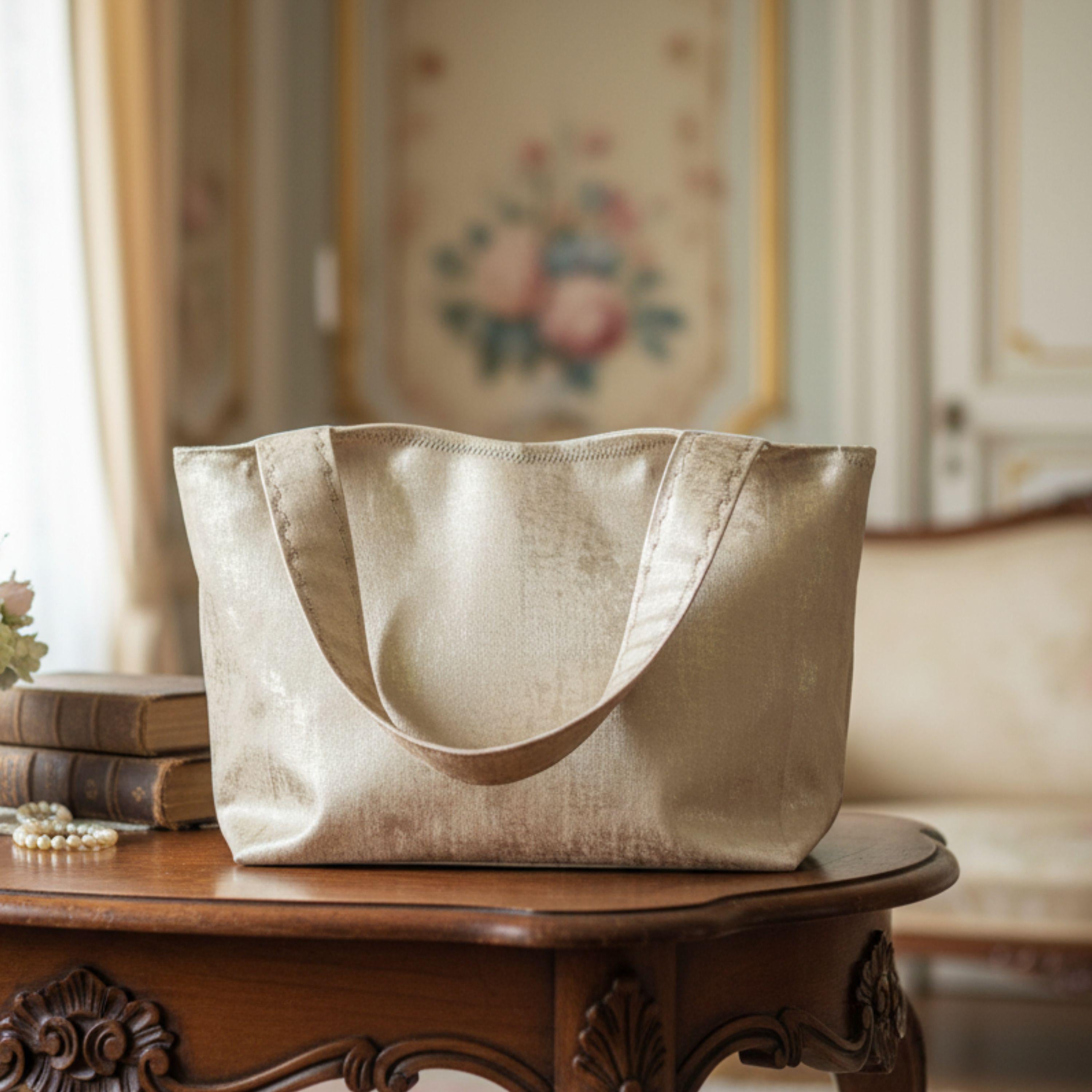 25 % Sale - Heritage Tote – Champagne Gold