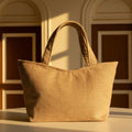 Old Money Tote – Beige & Wolle