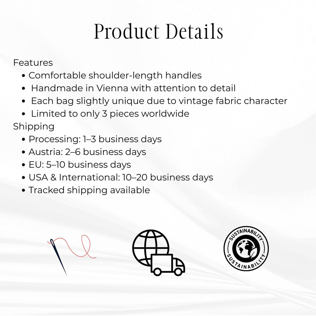 25 % Sale -  Heritage Tote – Blau & Floral