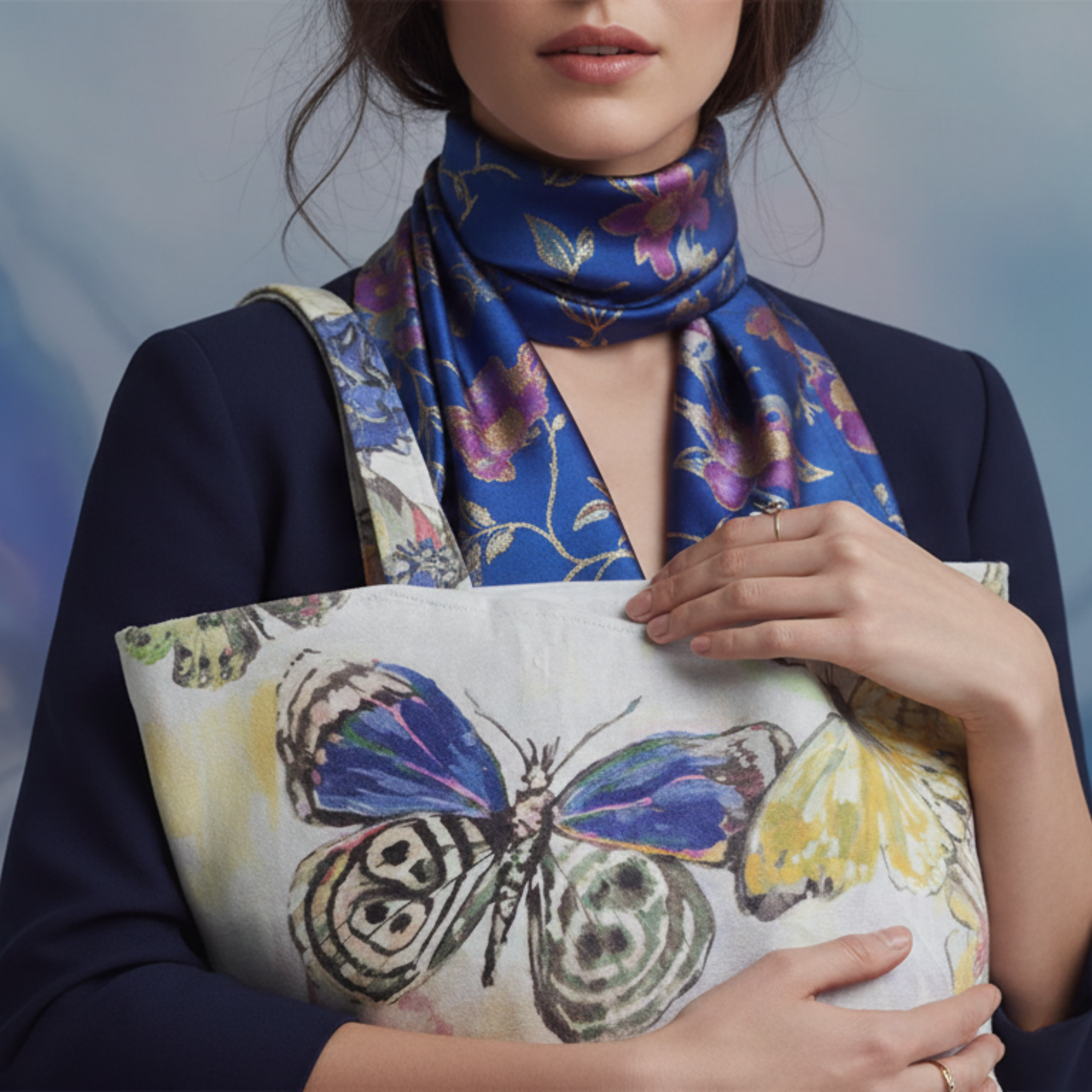 Heritage Tote – Butterfly & Pastell