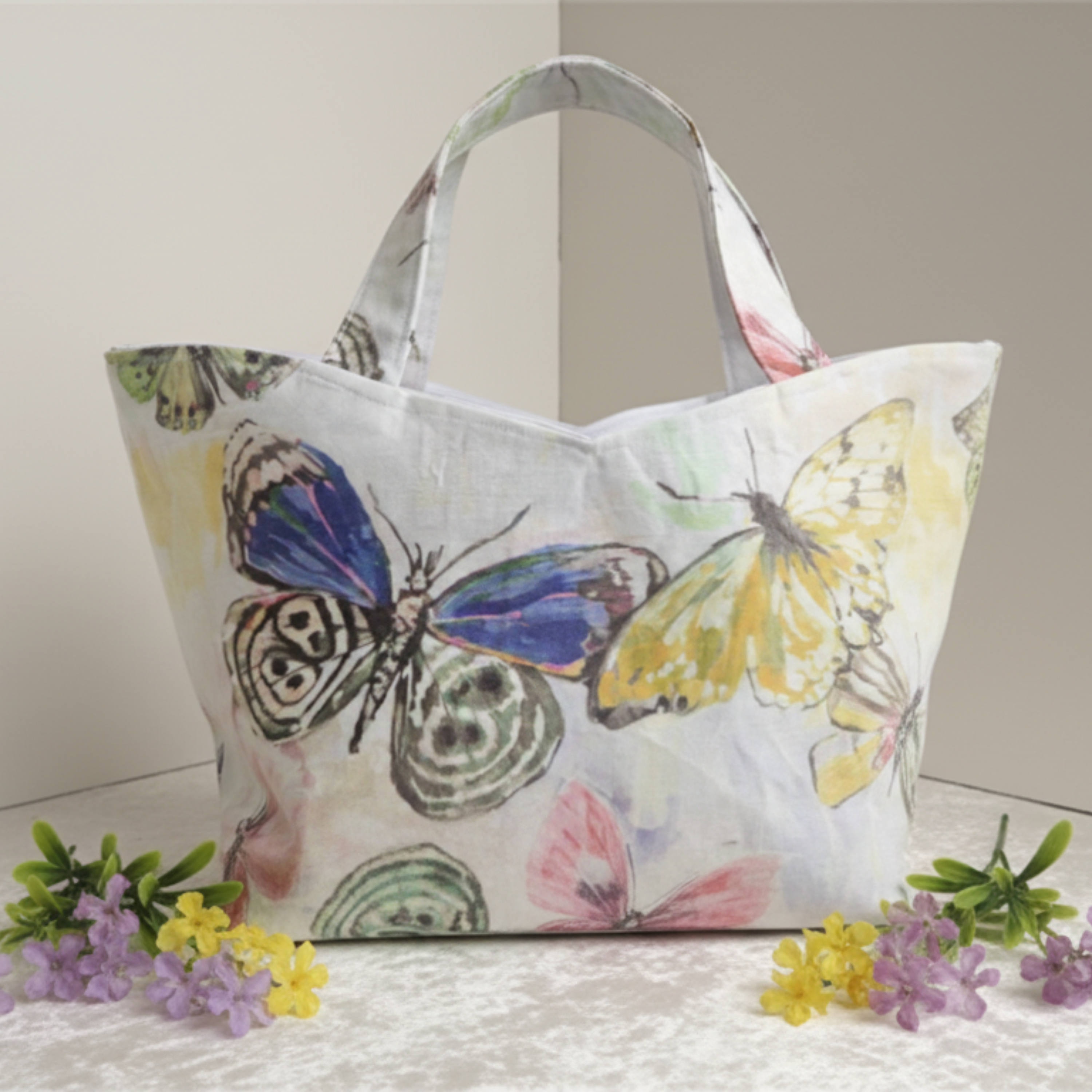 Heritage Tote – Butterfly & Pastell