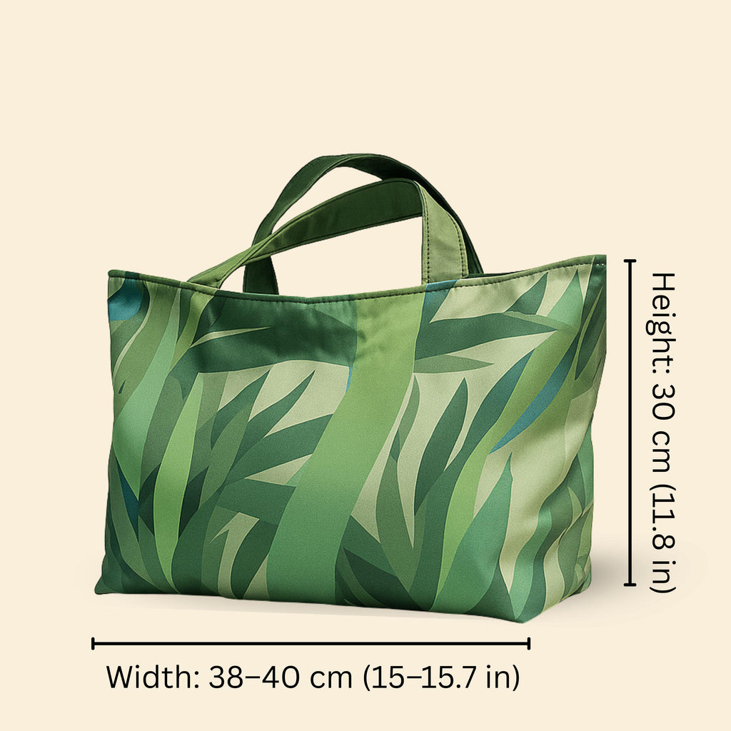 25 % Sale -  Heritage Tote – Grün & Botanisch