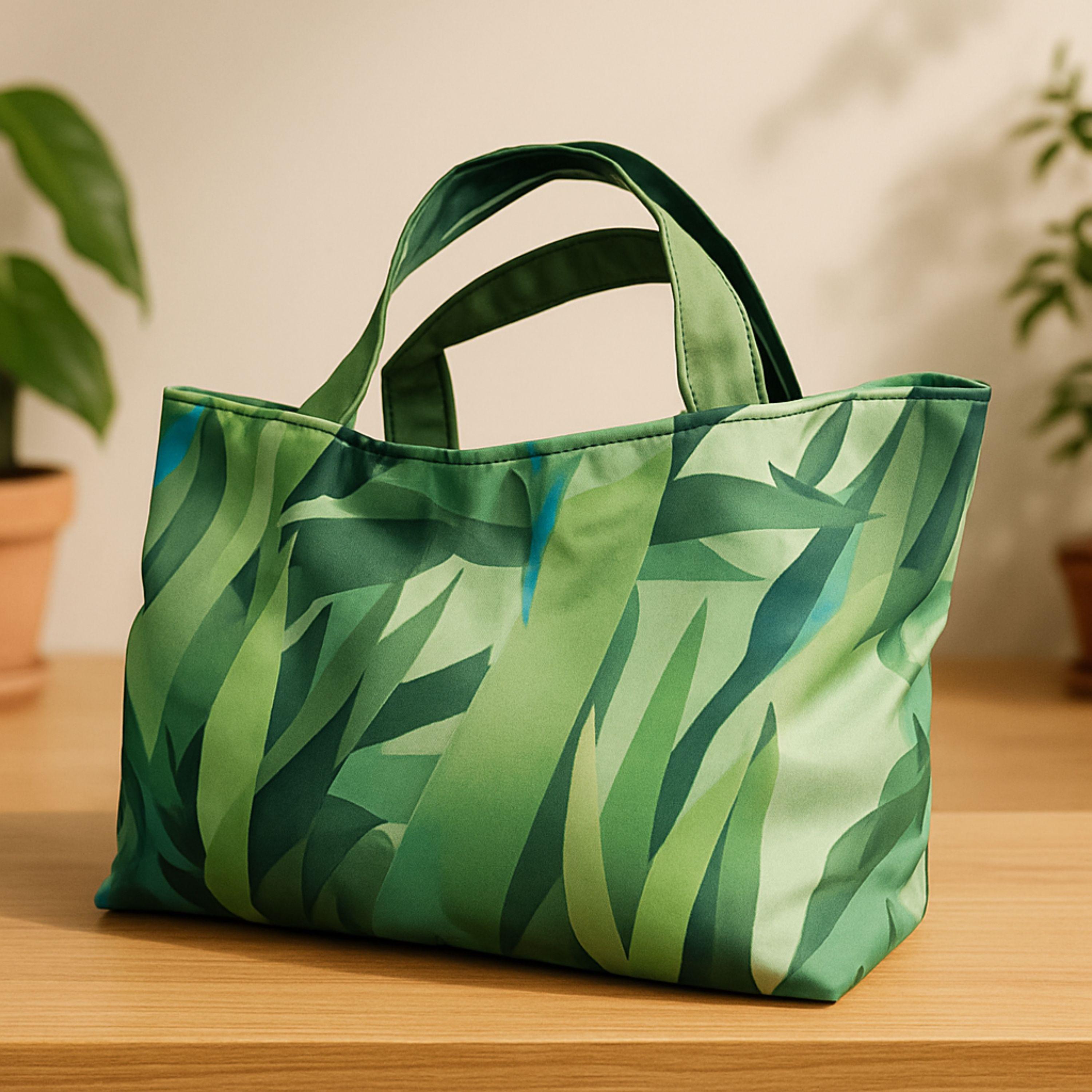 25 % Sale -  Heritage Tote – Grün & Botanisch
