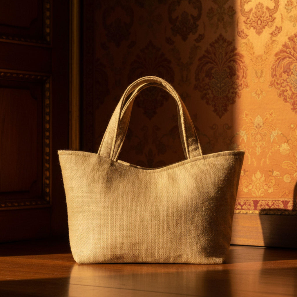 Old Money Tote – Beige & Wolle