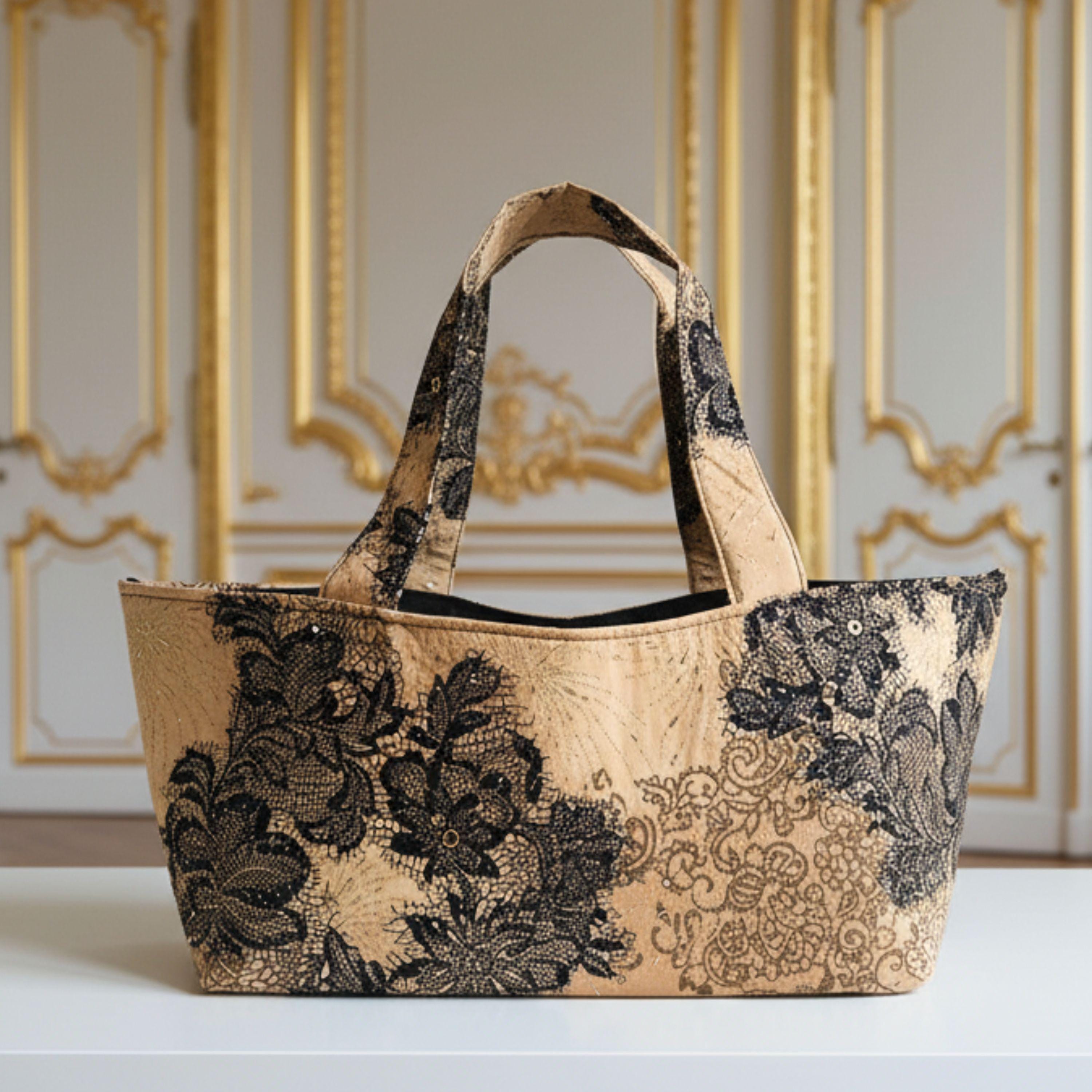 Vienna Nights Tote – Gold & Schwarz